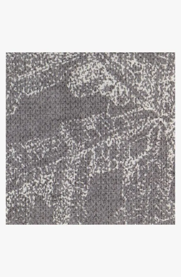 Snowflake Silver Tufted Rug