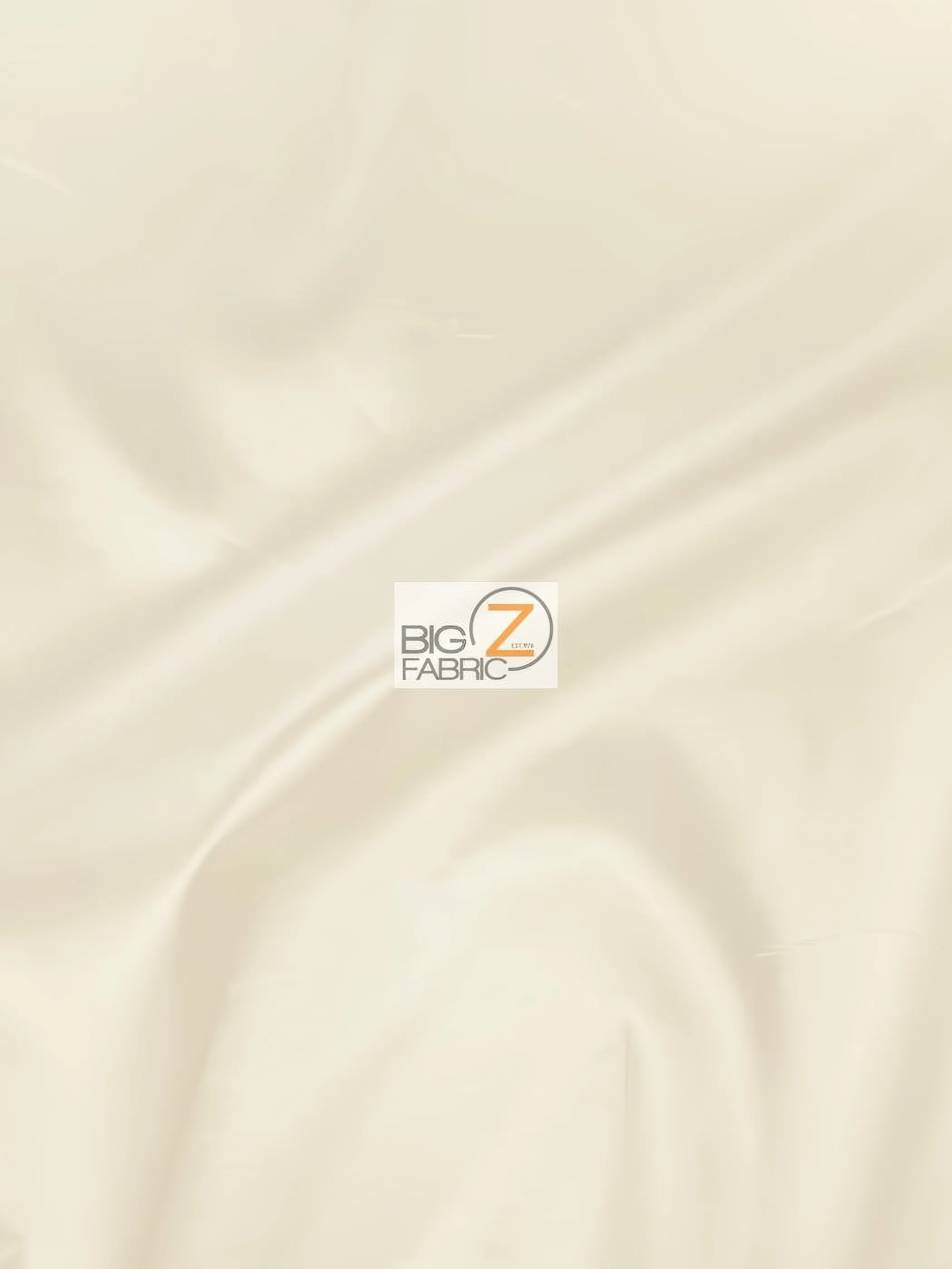 Solid Polyester Taffeta Fabric - Ivory - 50 Yard Bolt/Roll