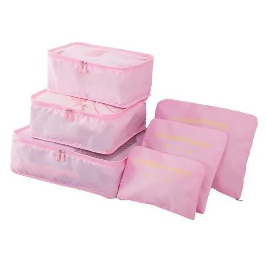 South Korea Storage Six-piece Set Travel Bag Storage Bag Travel Storage Bag Luggage Storage Waterproof Travel Bag Luggage Storage Bag NP-H7TGG-903