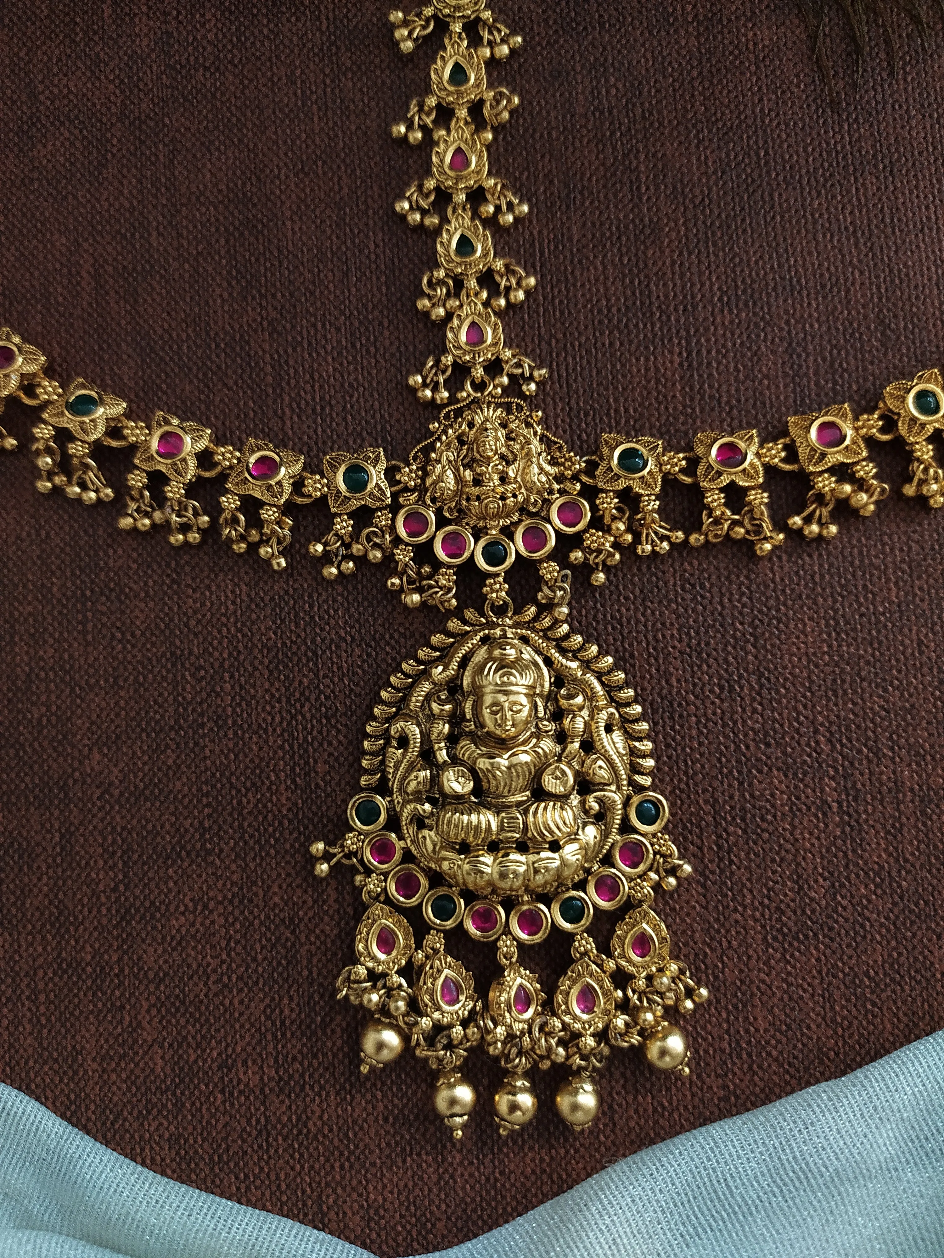 Spiritual and Splendid Antique Tikka Set