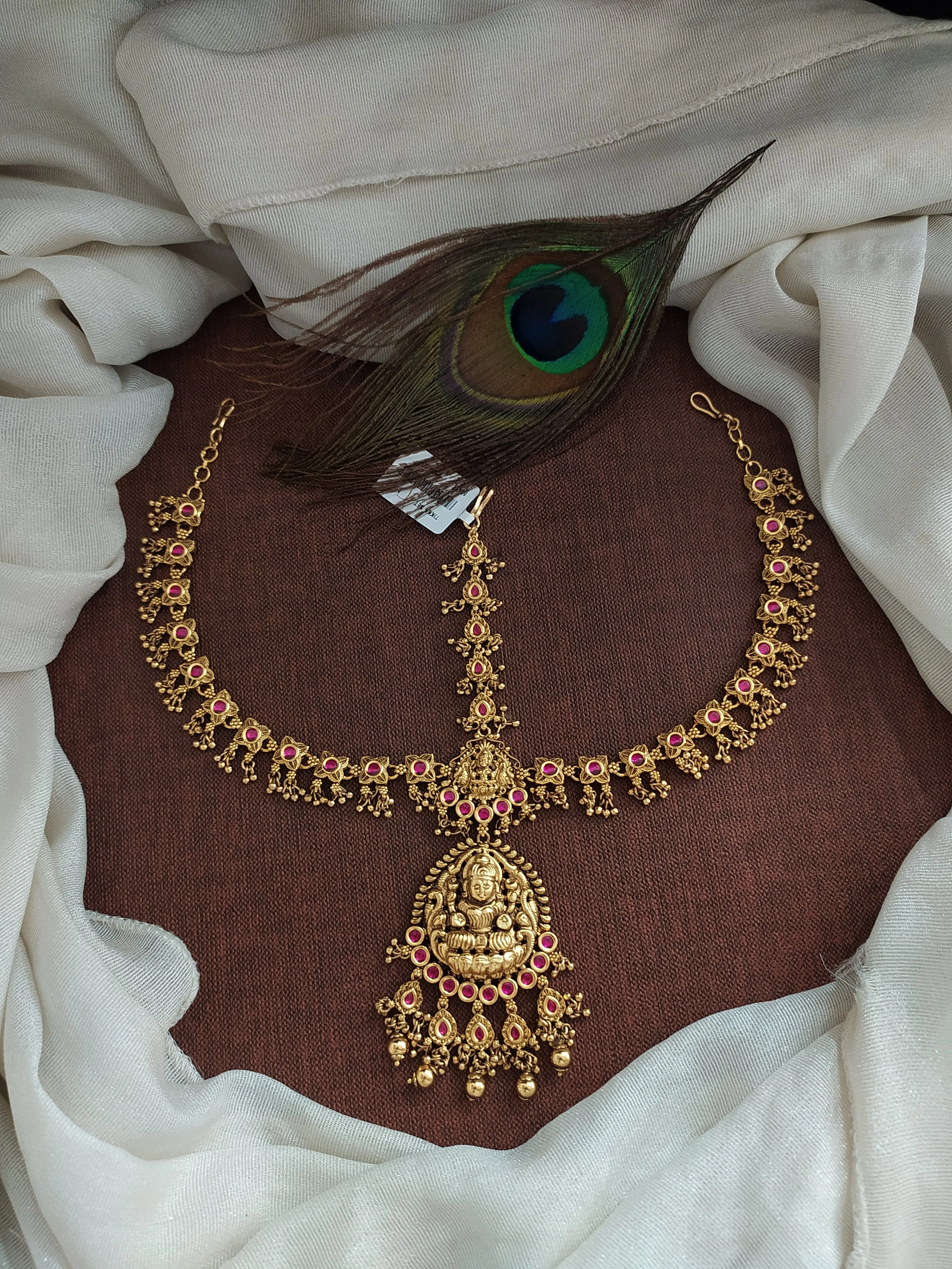 Spiritual and Splendid Antique Tikka Set