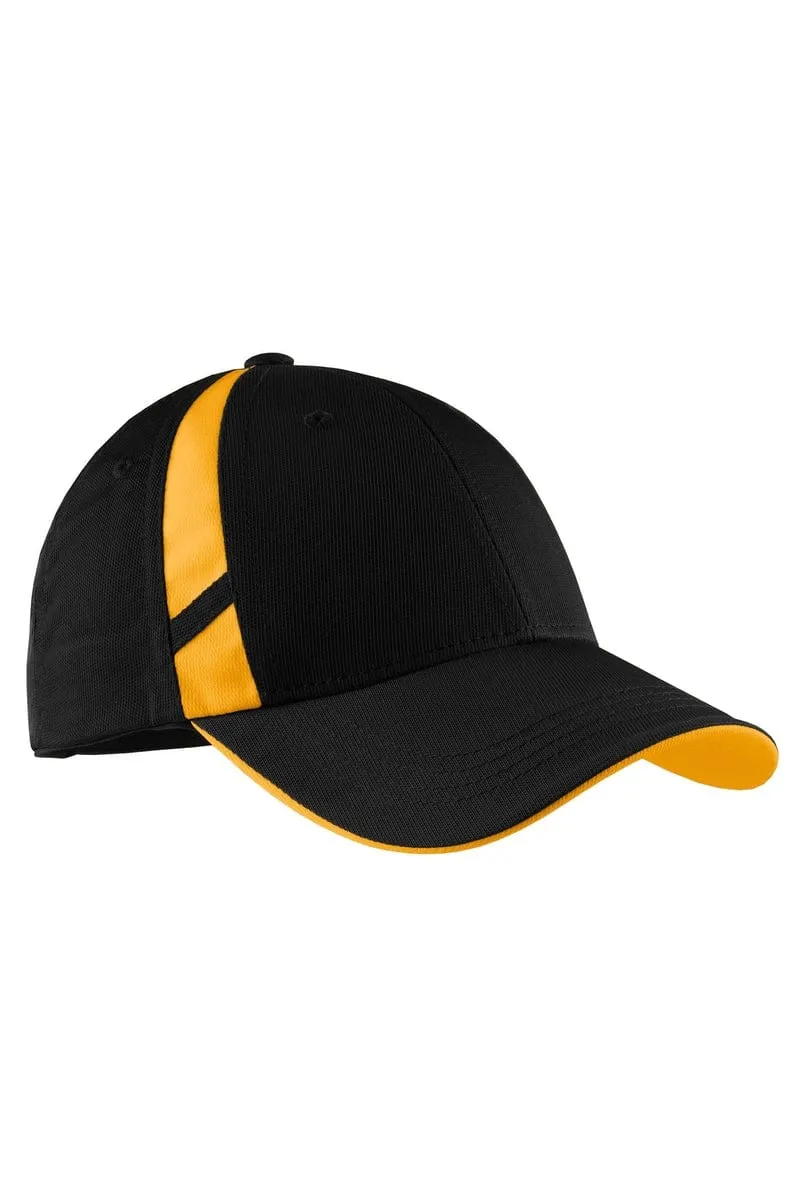 Sport-Tek STC12: Dry Zone Mesh Inset Cap