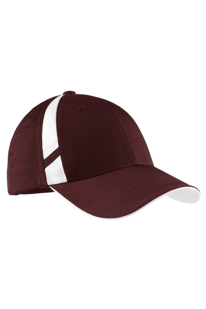 Sport-Tek STC12: Dry Zone Mesh Inset Cap