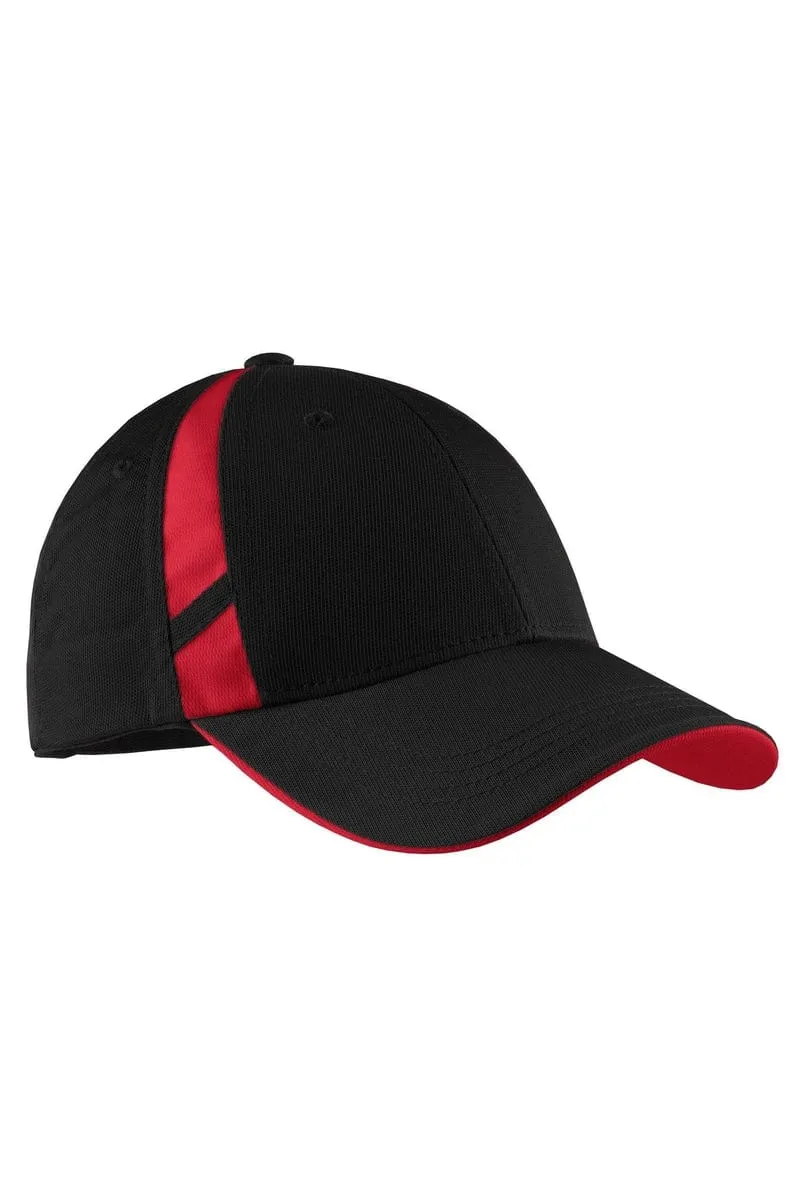 Sport-Tek STC12: Dry Zone Mesh Inset Cap