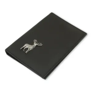 Stag Black Leather Shotgun/Firearms Certificate Holder
