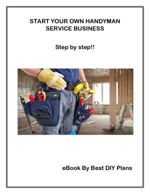 Start a Handyman Service - Handyman Business Startup Checklist