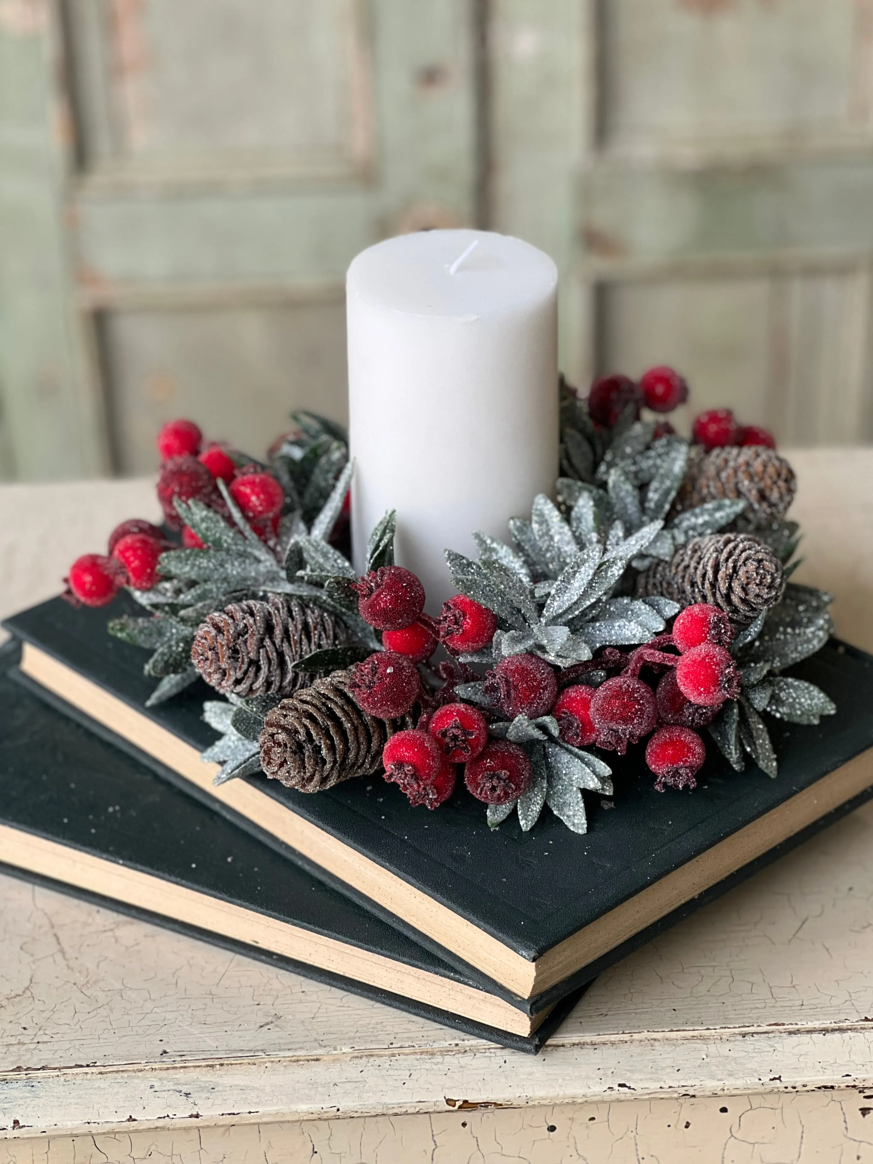 Sugar Laurel Candle Ring | 9"
