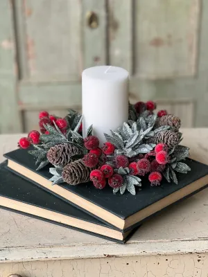 Sugar Laurel Candle Ring | 9"