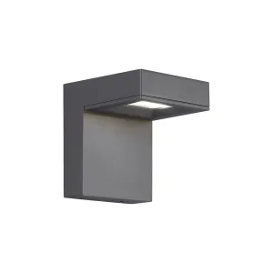 Taag 6 In. LF|in-line Fuse LED Outdoor Wall Sconce 3000K Gray Finish