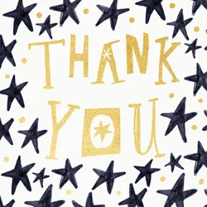 Thank You Pack - Black Stars
