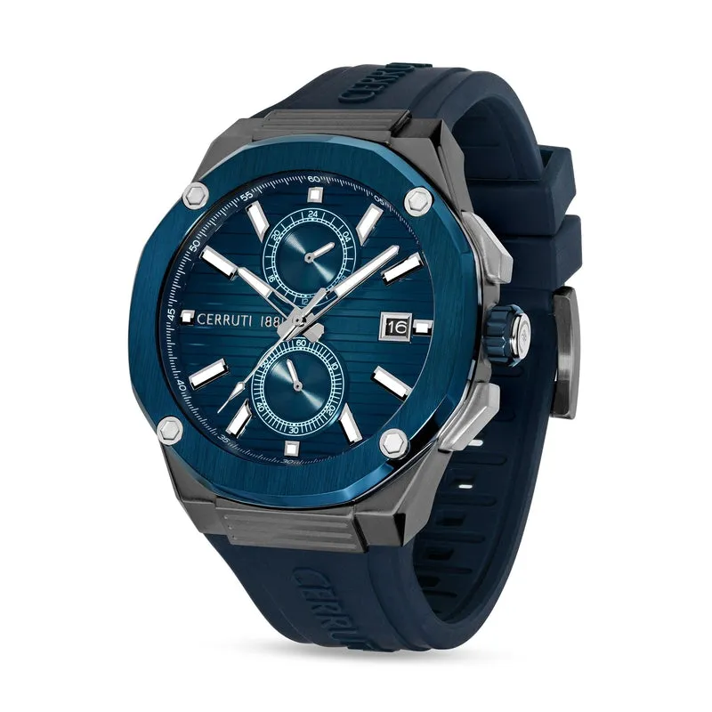 The Cerruti 1881 – Razzuolo Round Blue Men CIWGQ0006902