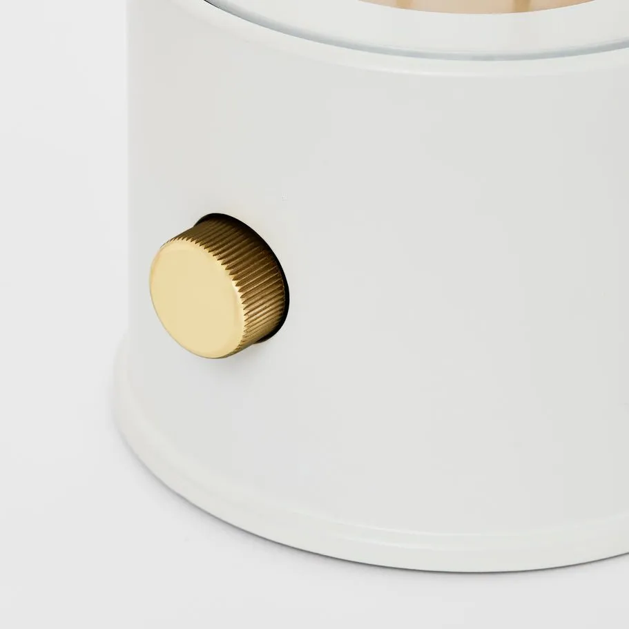 The Muse Portable Lamp | Candlenut White