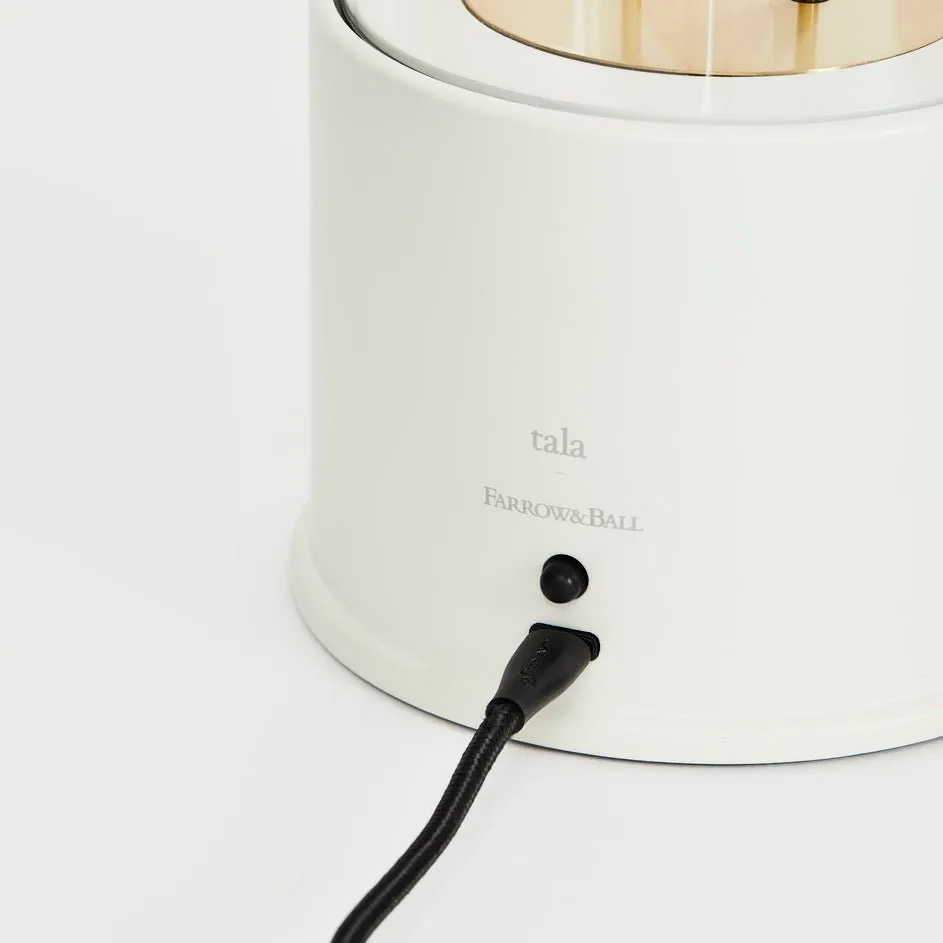 The Muse Portable Lamp | Candlenut White