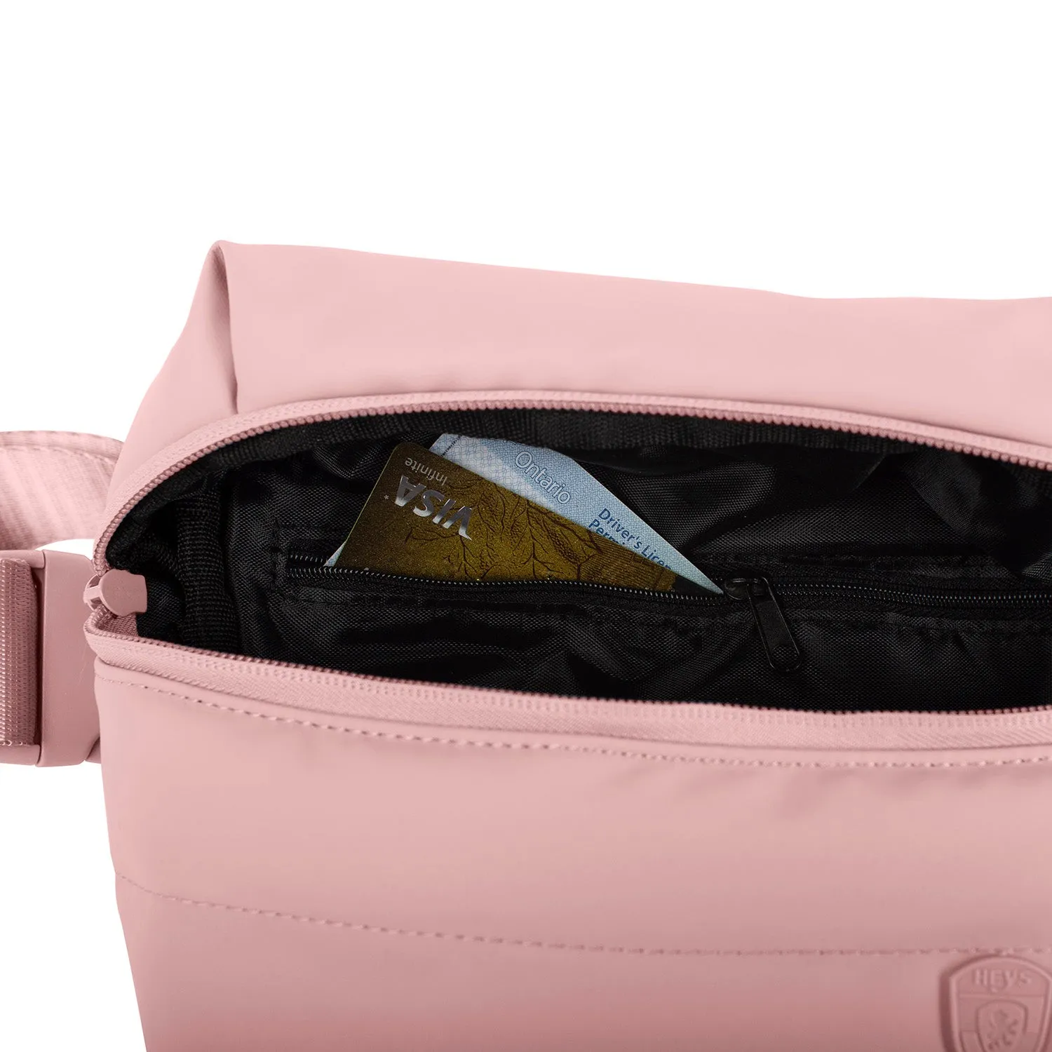 The Puffer Waist Bag - Rose