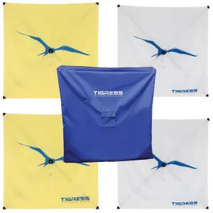 Tigress Kite Kit - 2-All Purpose Yellow, 2-Specialty White and Storage Bag