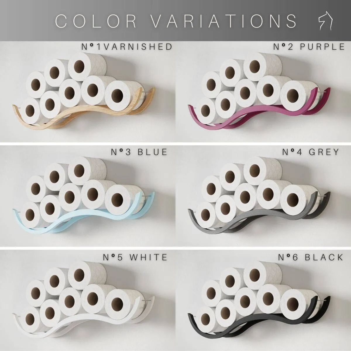 Toilet paper holder - WAVE