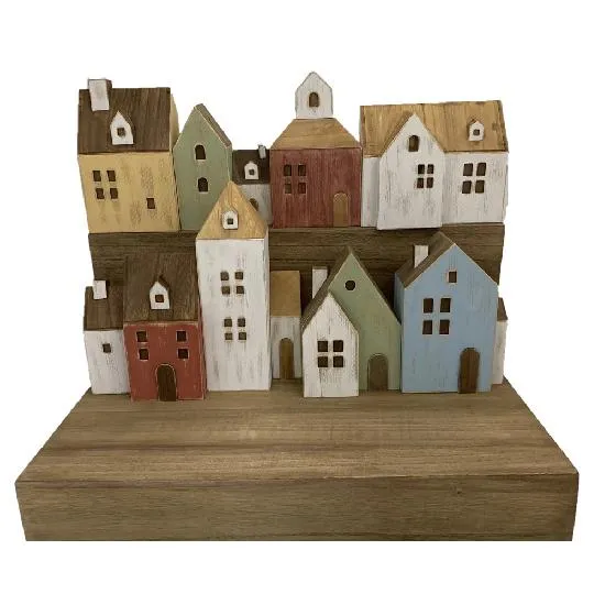 Town Houses Set - 10 pieces