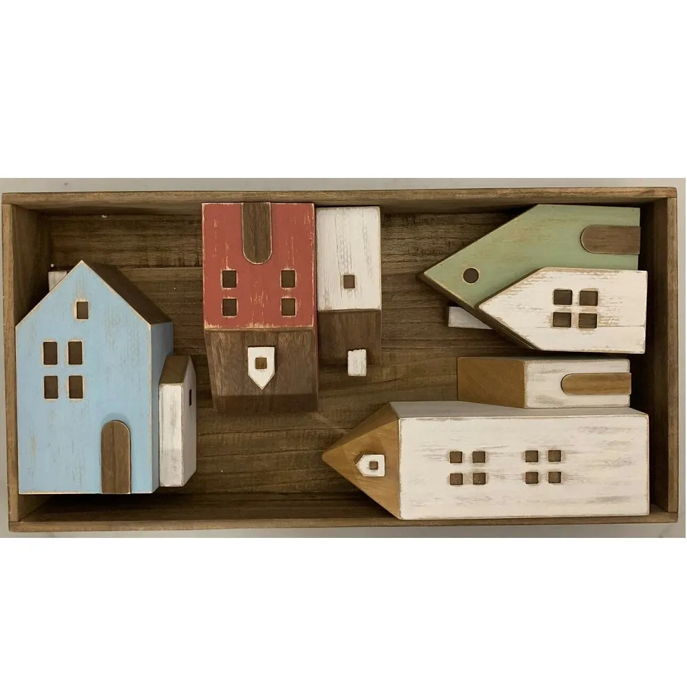 Town Houses Set - 10 pieces