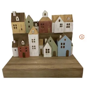 Town Houses Set - 10 pieces