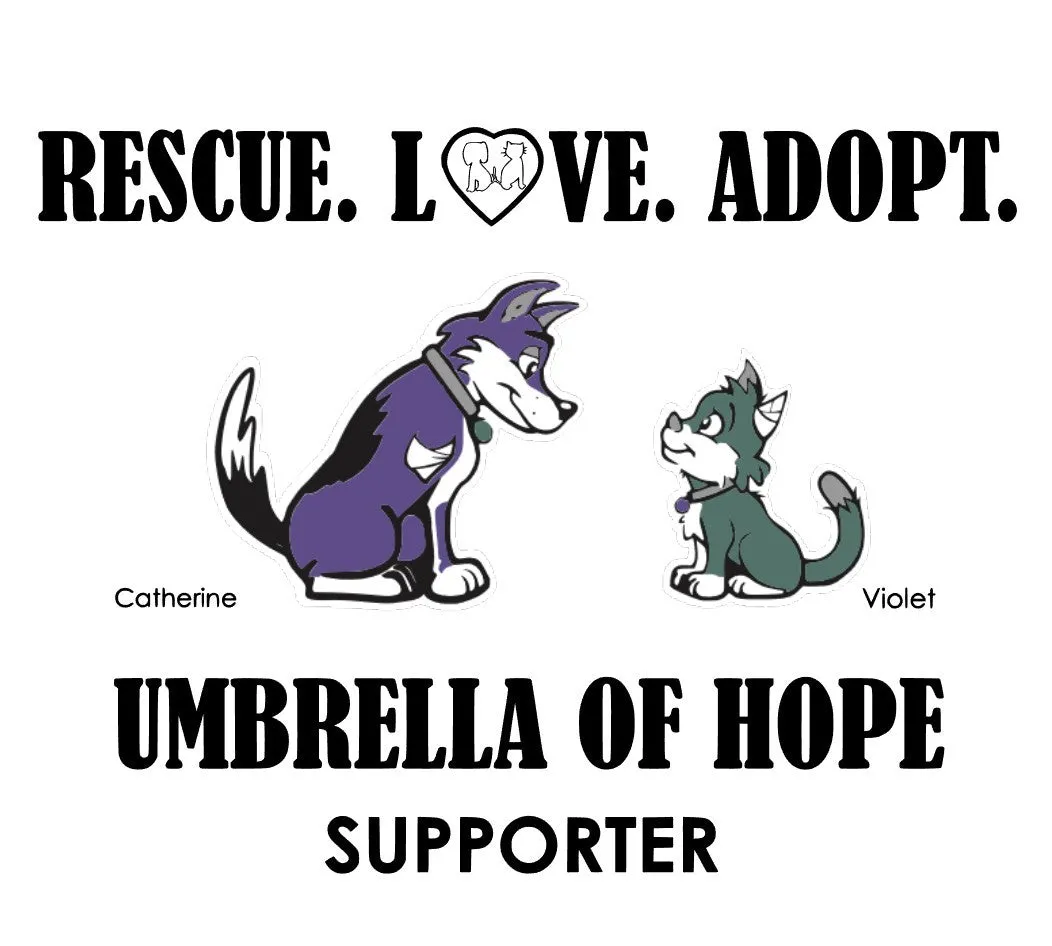 Umbrella of Hope 20 oz Skinny Tumbler and Straw