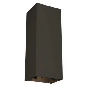 Vex 12 In. LED Outdoor Wall Sconce 199 Lumens 3000K Bronze Finish