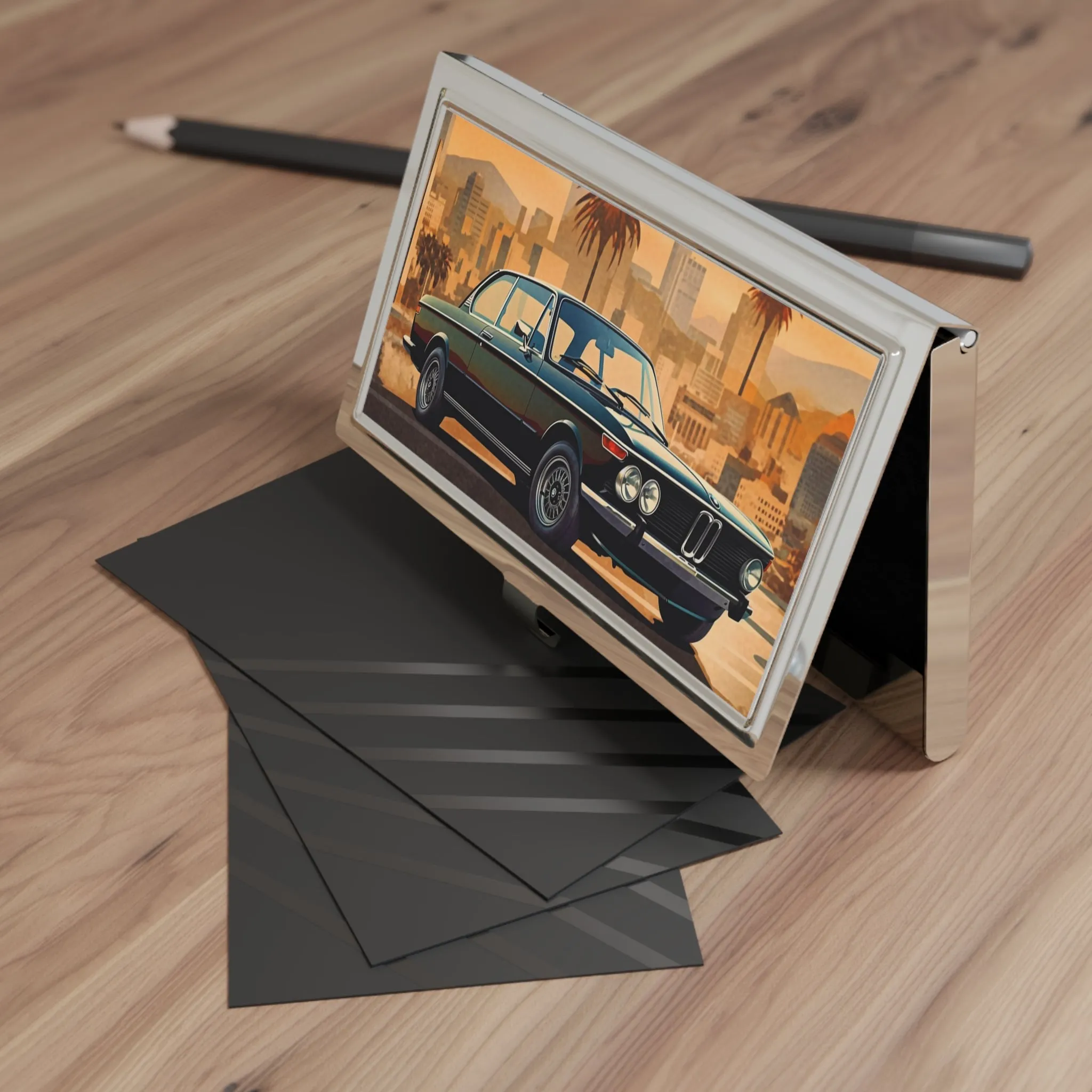 Vintage BMW Business Card Holder