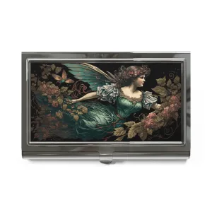 Vintage Victorian Angel Business Card Holder