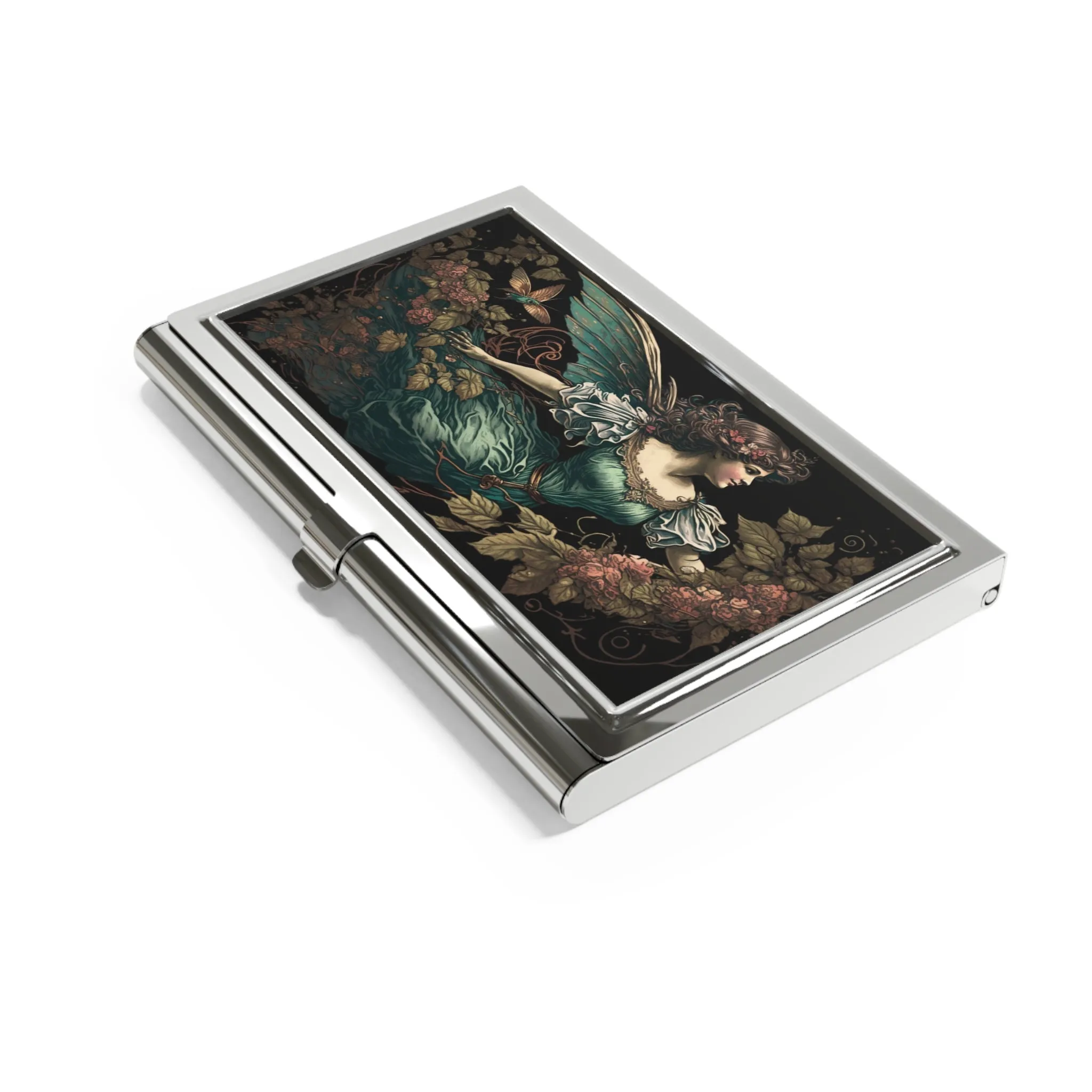 Vintage Victorian Angel Business Card Holder