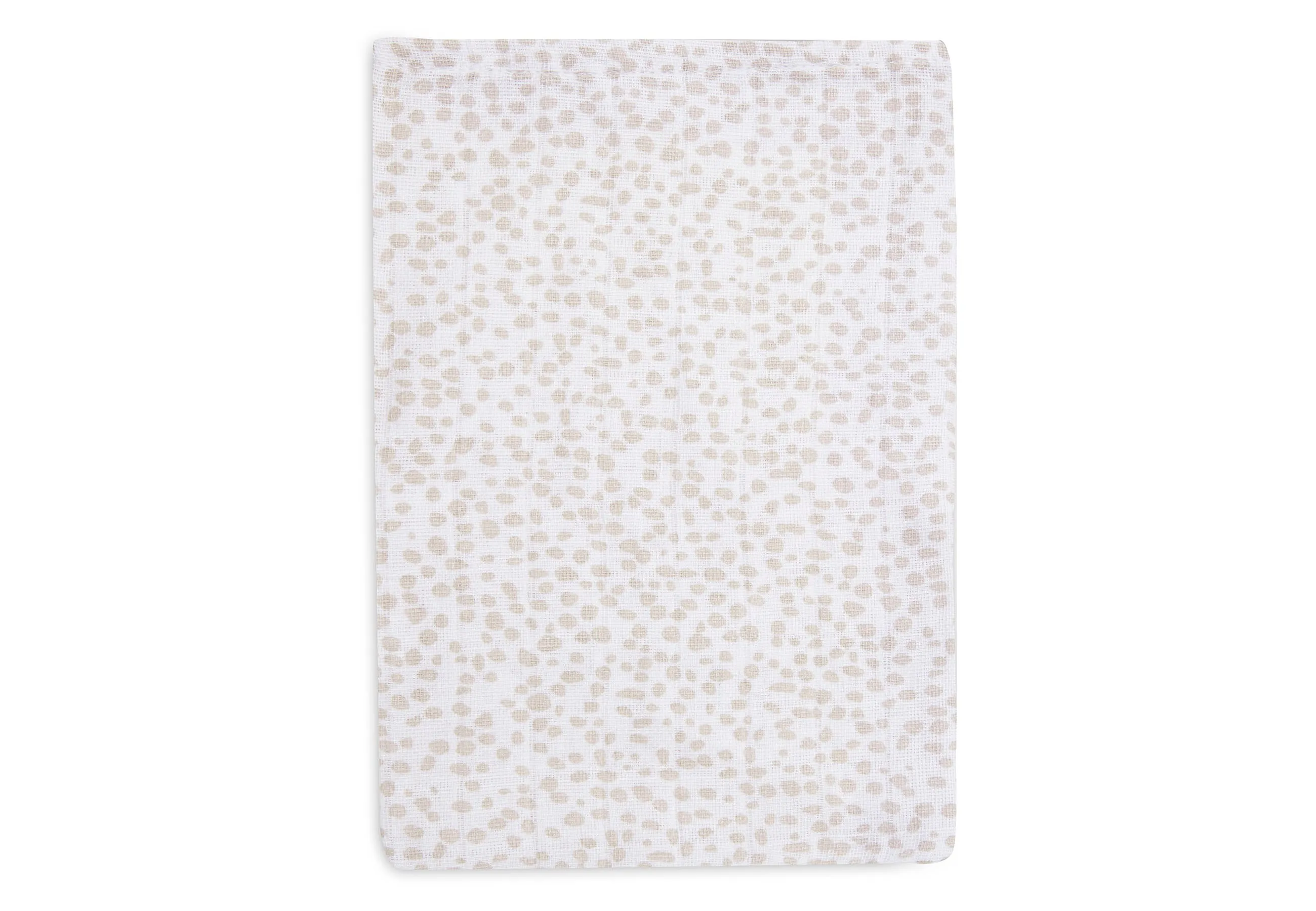 Washcloth Muslin Dotted  Rabbit - Nougat - GOTS - 2 Pack