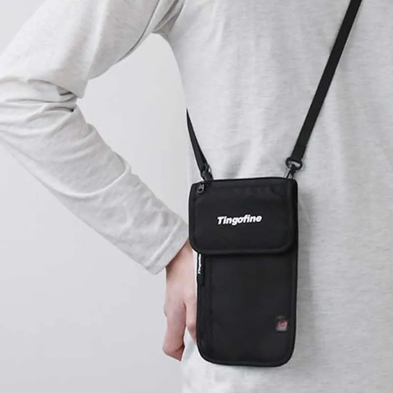 Waterproof RFID Blocking Travel Wallet Passport Holder Small Crossbody Purse