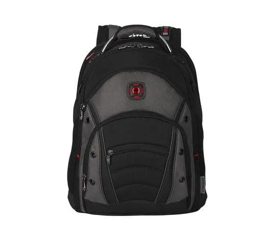 WENGER SYNERGY 16 INCH LAPTOP BACKPACK BLACK GREY