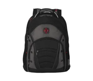 WENGER SYNERGY 16 INCH LAPTOP BACKPACK BLACK GREY