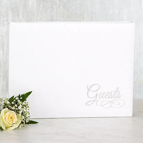 White Guest Book  | 1ct
