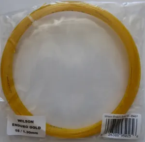 Wilson EnduroTennis String, 16g, Gold, SET