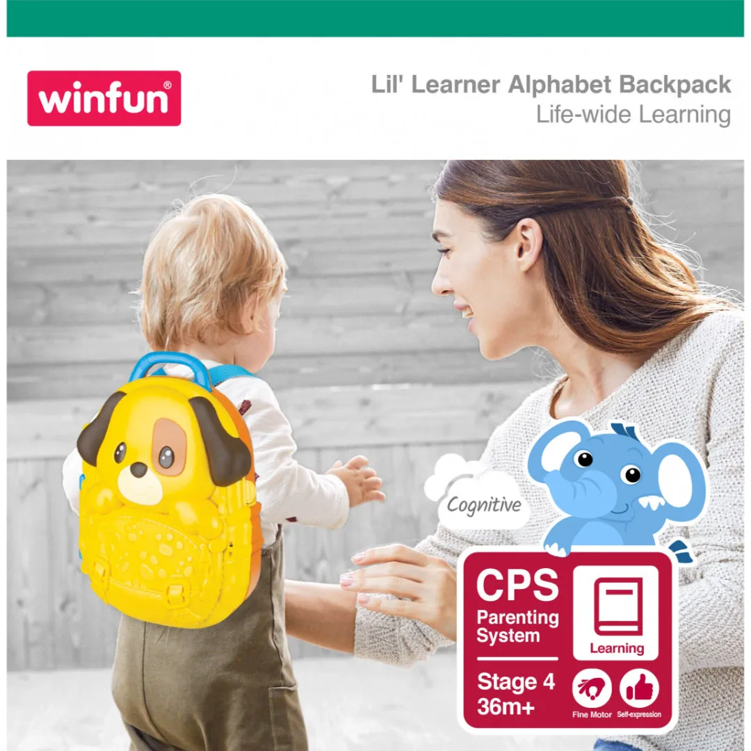 Winfun Lil Learner Alphabet Backpack -  3 Years and up