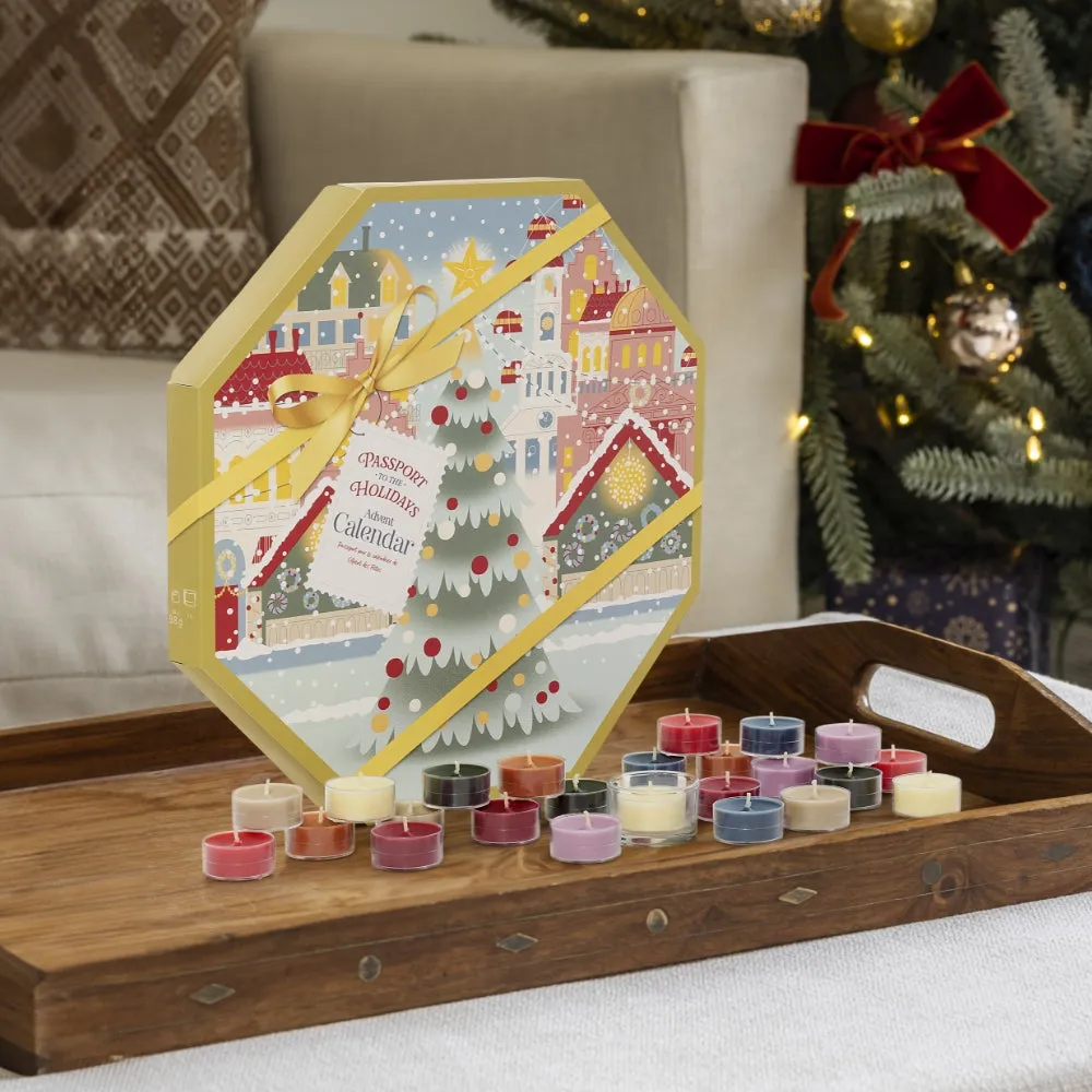 Yankee Candle Passport To The Holidays 24 Day Advent Calendar Wreath