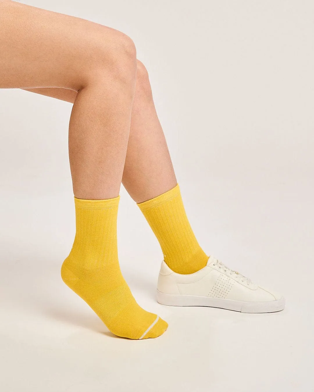Yellow Ribbed Crew
