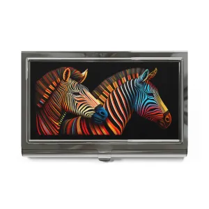 Zebra Pair Business Card Holder